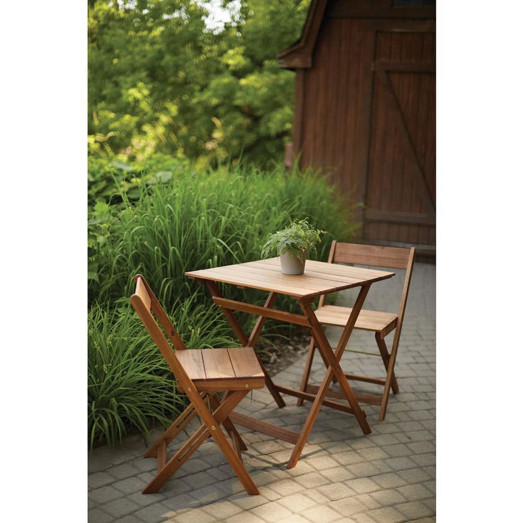 Brown Wood 3 pc Bistro Set M1755
