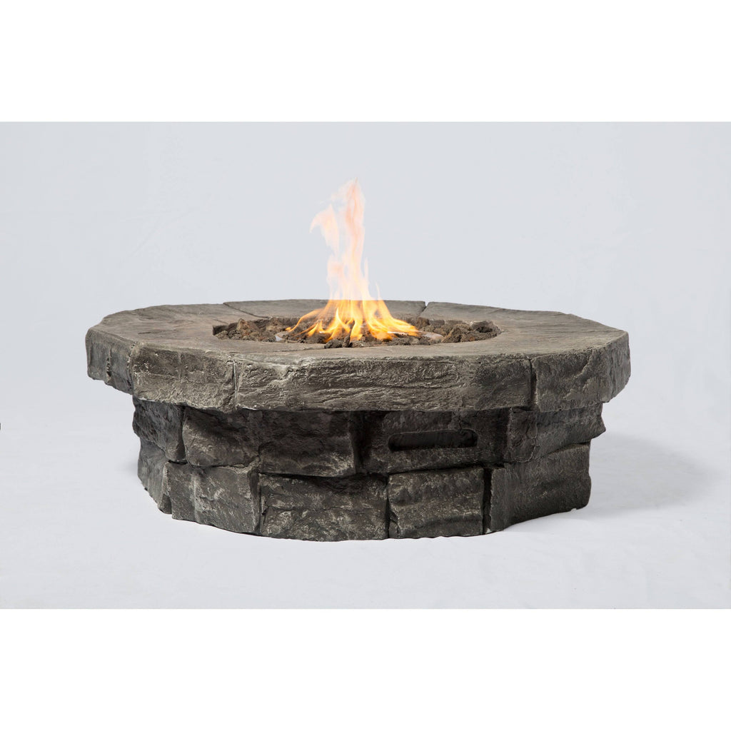 Cast Stone Propane Fire Pit Table E680