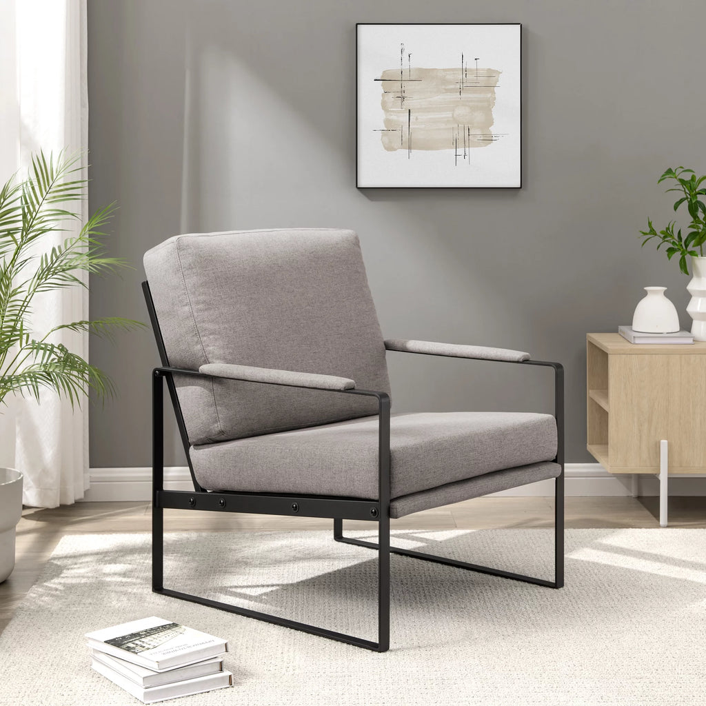 Contemporary Wide Accent Chair Q419422