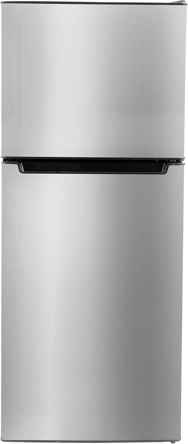 7 Cubic Feet 12-Volt Stainless Steel RV Refrigerator W491