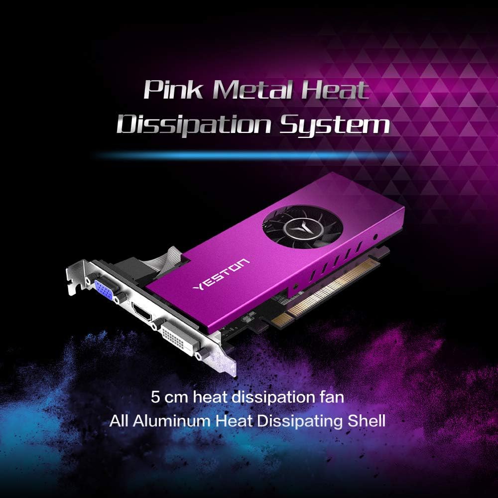 Graphics Card 4GB GDDR5 128Bit 6000MHz VGA HDMI DVI-D O529
