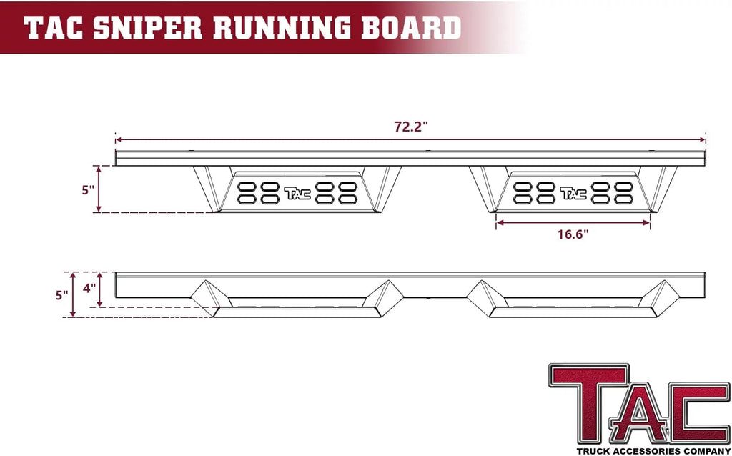 Running Boards Side Steps Nerf Bars 2pcs S389