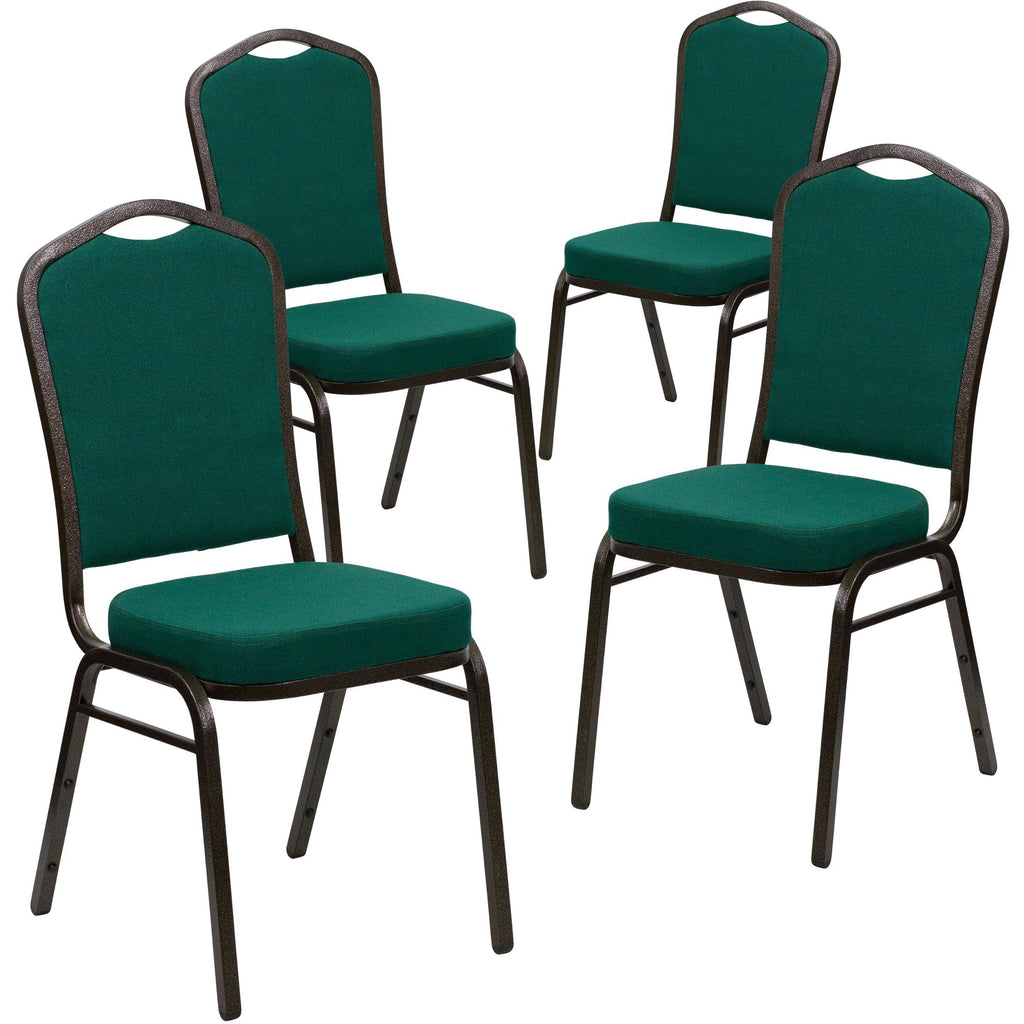 4 Pk Stacking Banquet Chair with 2.5 Thick Seat N855