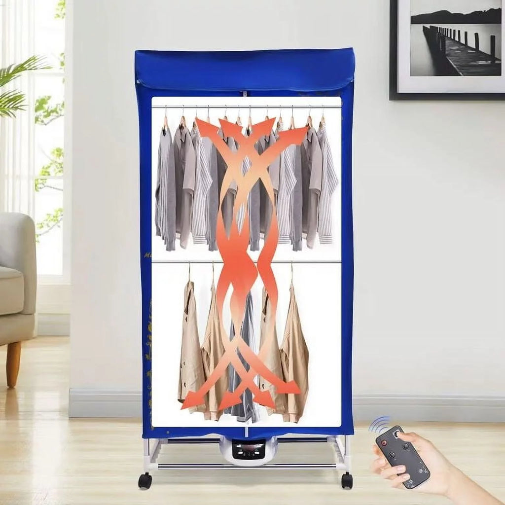 Folding Portable Electric Clothes Dryer 2 Layer 1500W H162449