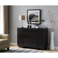 Faux Marble Top Sideboard Cabinet with Three Cabinets and One Drawer D754