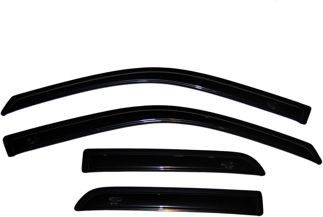 Dark Smoke Side Window Deflector 4-Piece Set R969