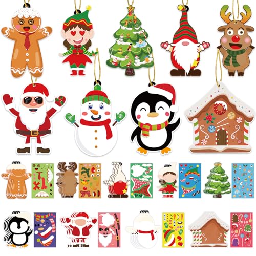 36 Pack Christmas Ornament Craft Kit D654