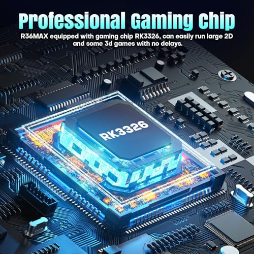 Handheld Game Console 4.0 Inch IPS 64GB TF Card 4000mAh Battery New Black V992