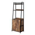Rustic Wood 4-Shelf Bookcase L92988