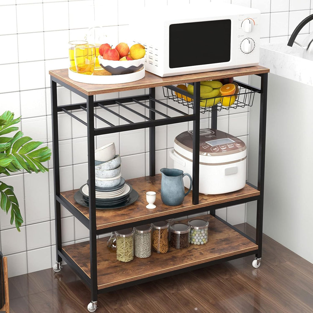 Kitchen Baker's Rack Rustic Brown M805