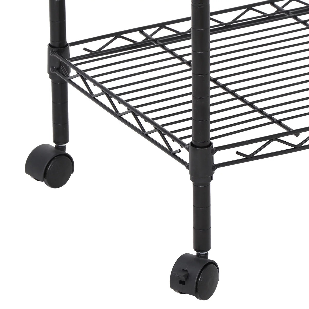 Rolling Kitchen Cart Black I555