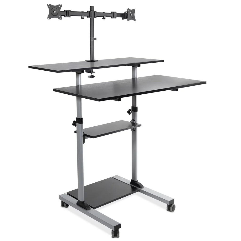 Height Adjustable Standing Desk with Dual Monitor Mount R162