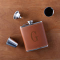 6oz Stainless Steel Flask Brown J3973