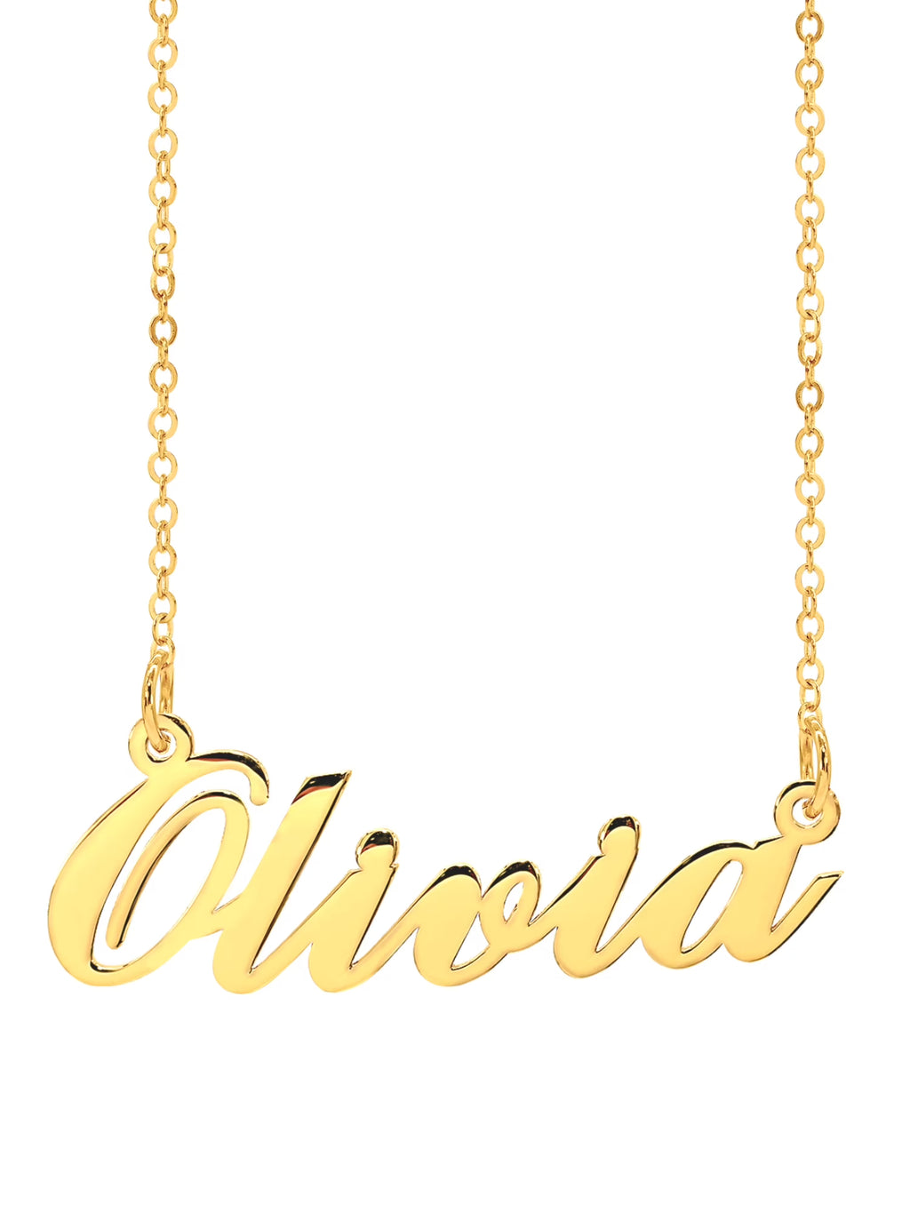Personalized Script Name Necklace Q245980