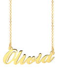 Personalized Script Name Necklace Q245980