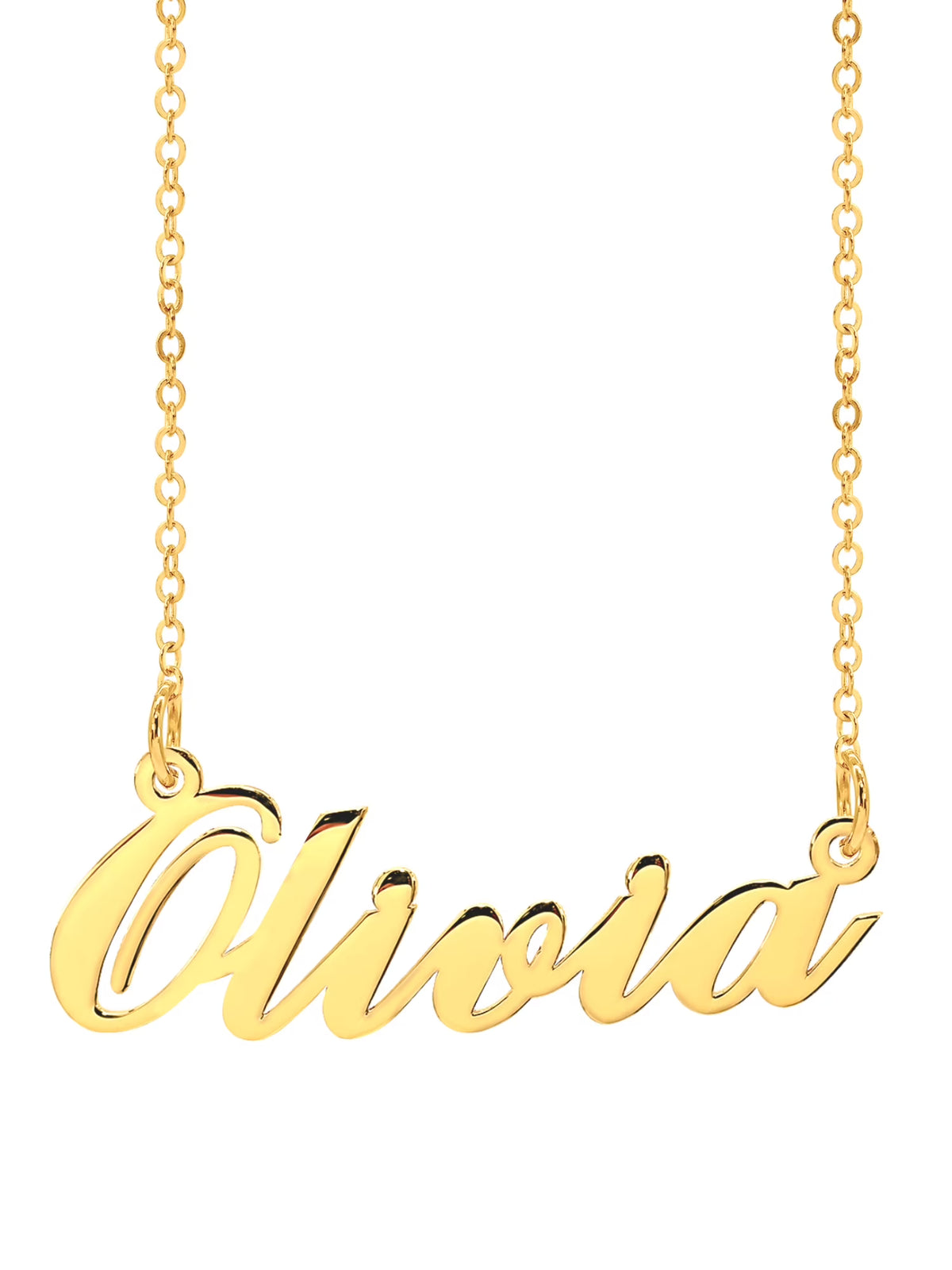 Personalized Script Name Necklace Q245980