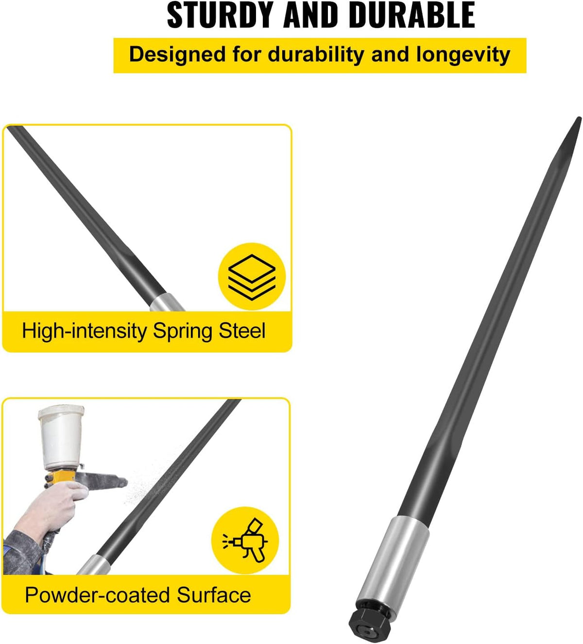 Hay Bale Spear 39 inches 3600 lbs Capacity I479032