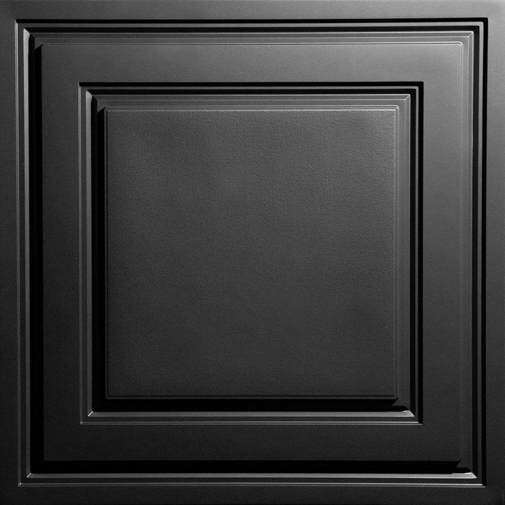 Black 2 ft. x 2 ft. Lay-In Ceiling Tile Y757043