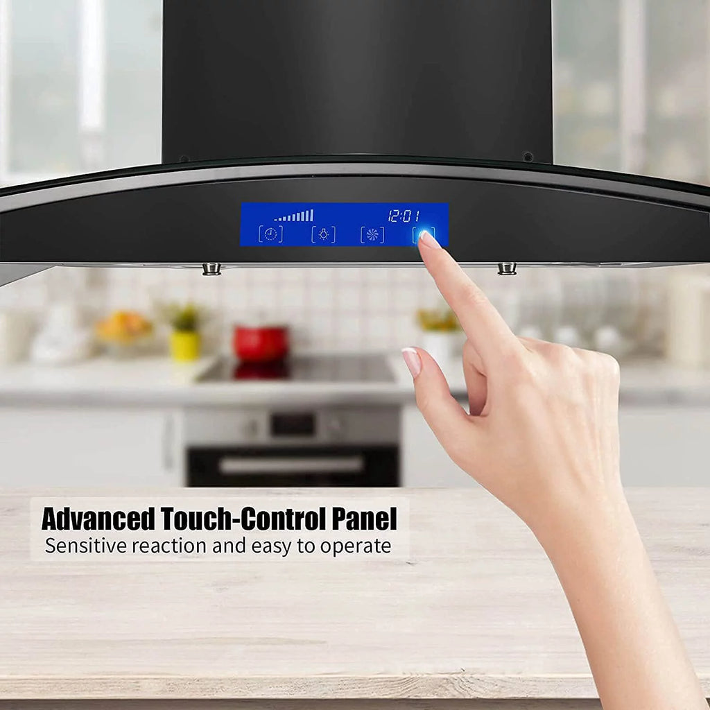 36 inch Island Mount Range Hood 900 CFM 3-Speed C836
