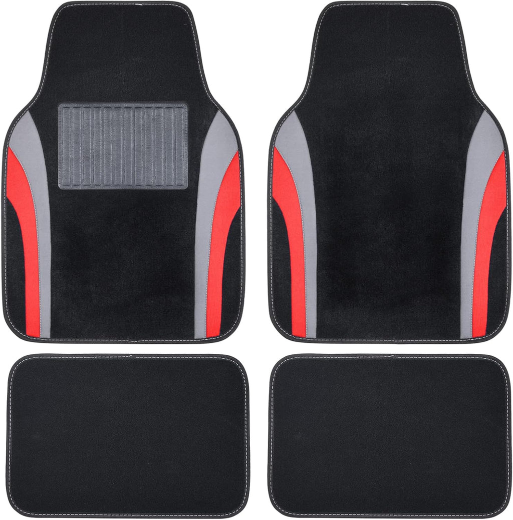 Colorful Universal Fit Car Floor Mats Set of 4 W475821