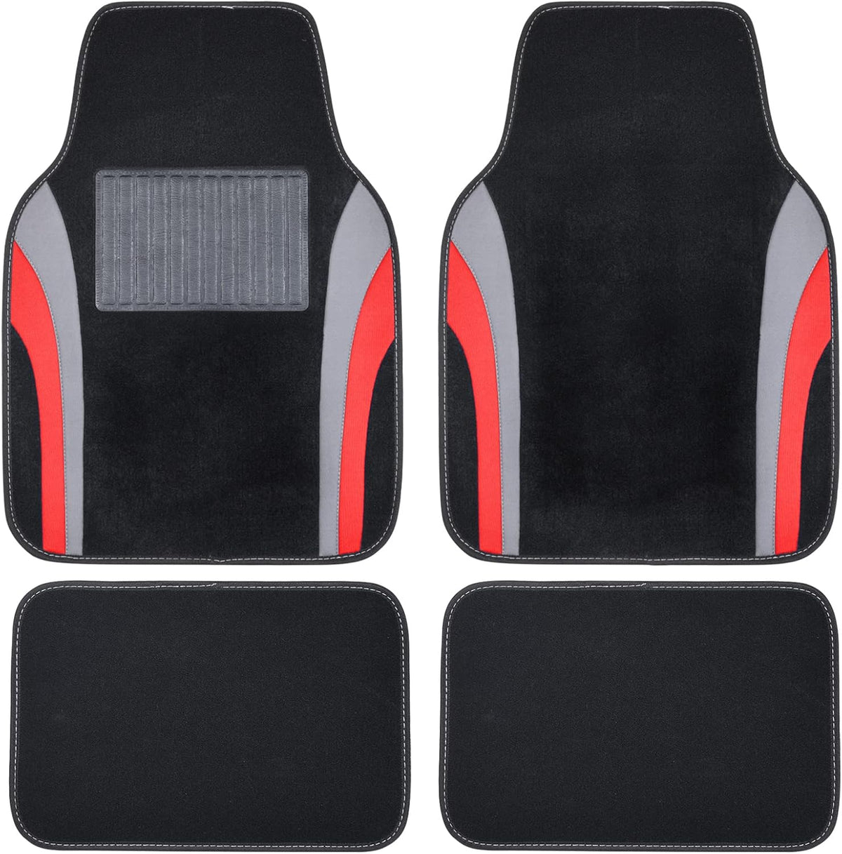 Colorful Universal Fit Car Floor Mats Set of 4 W475821