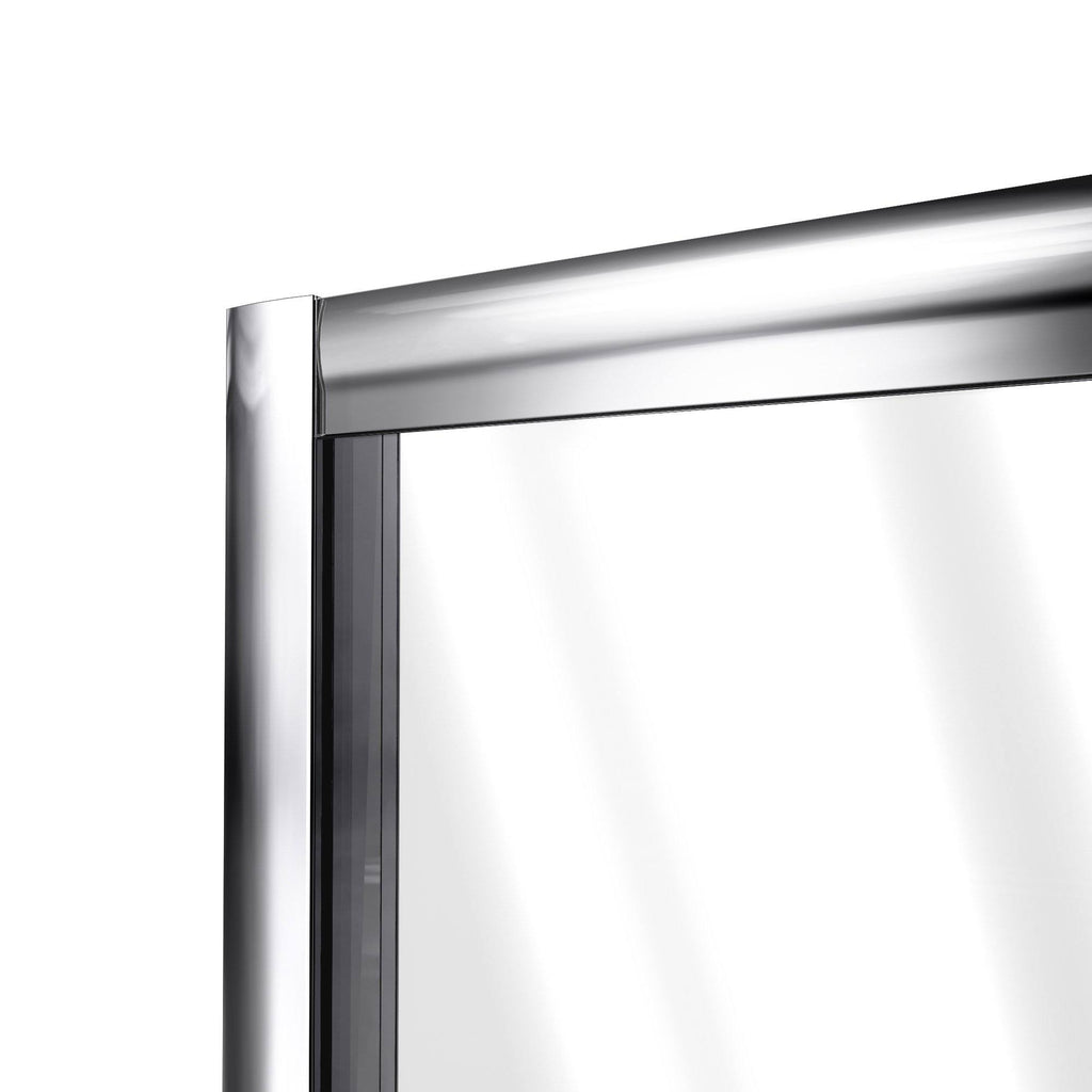 Semi-Frameless Pivot Shower Door in Brushed Nickel R813831