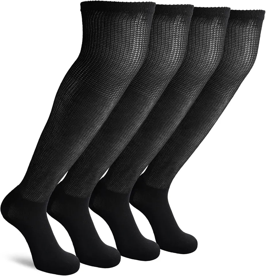 Over the Knee Diabetic Socks with Cushion Sole U118