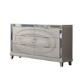 Champagne 6 Drawer Wide Dresser Chest G828
