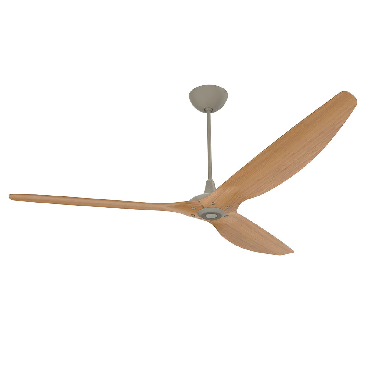 84 Ceiling Fan with Bamboo Blades and Nickel Finish A9356