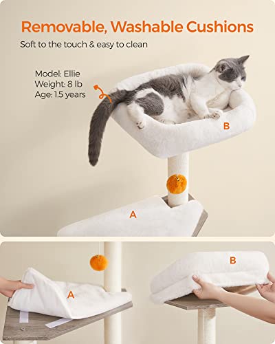 Cat Tree with Litter Box Enclosure Q774