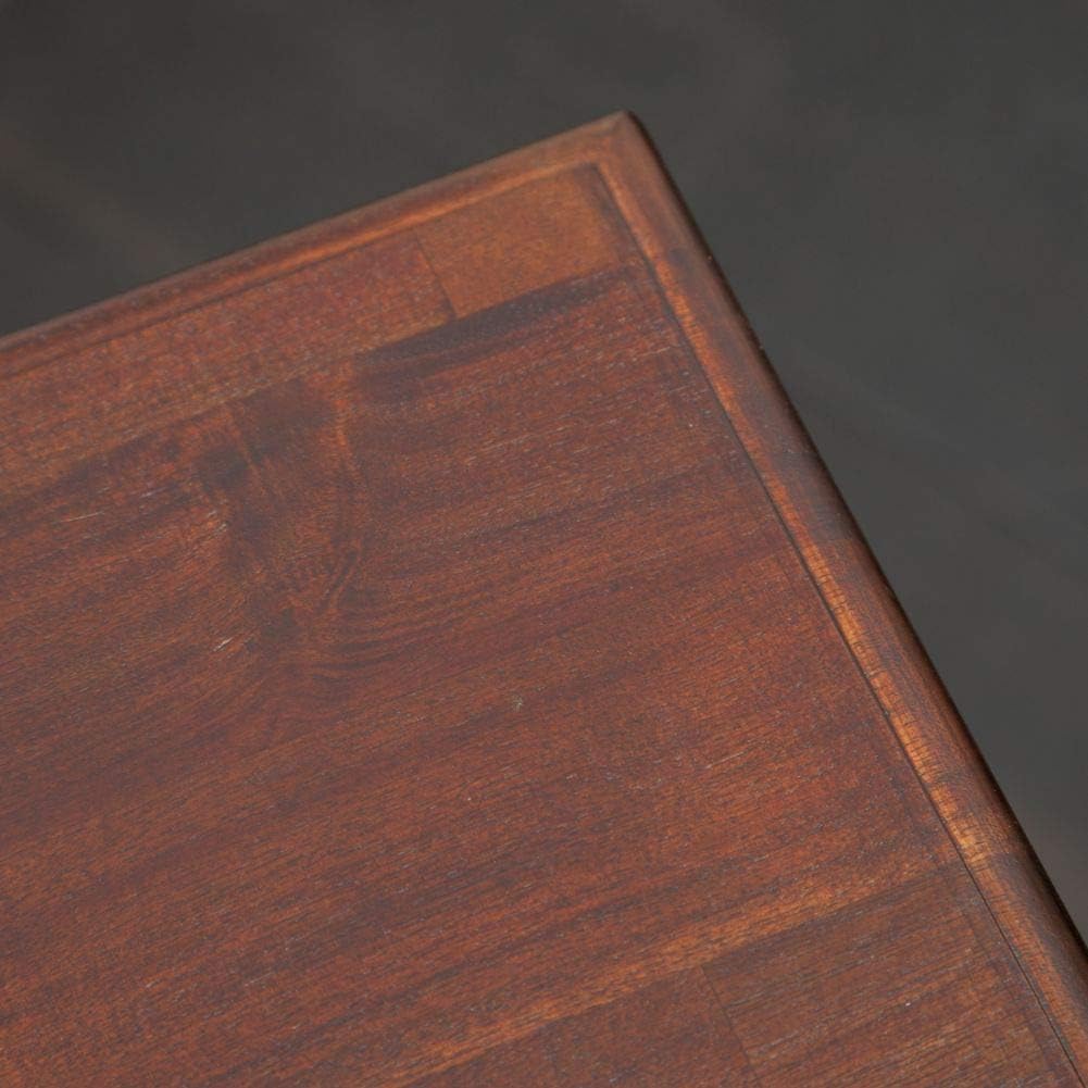Brown Mahogany Acacia Wood Accent Table Y56500