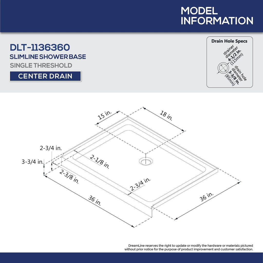 Semi-Frameless Pivot Shower Door in Brushed Nickel R813831