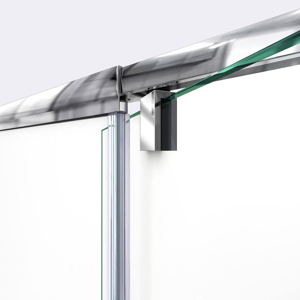 Semi-Frameless Pivot Shower Door in Brushed Nickel R813831