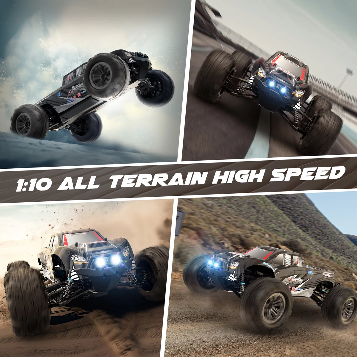 1:10 Scale High Speed RC Monster Truck D7396