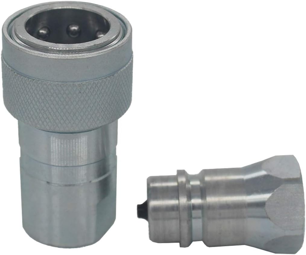 1/2'' Ag ISO5675 Carbon Steel Hydraulic Quick Connect Tractor Coupling with Dust Cap L337637