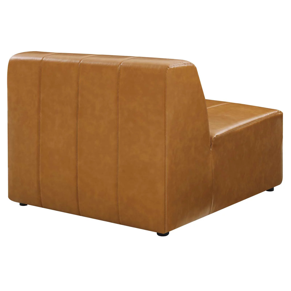 Vegan Leather 4-Piece Sectional Sofa Y32969