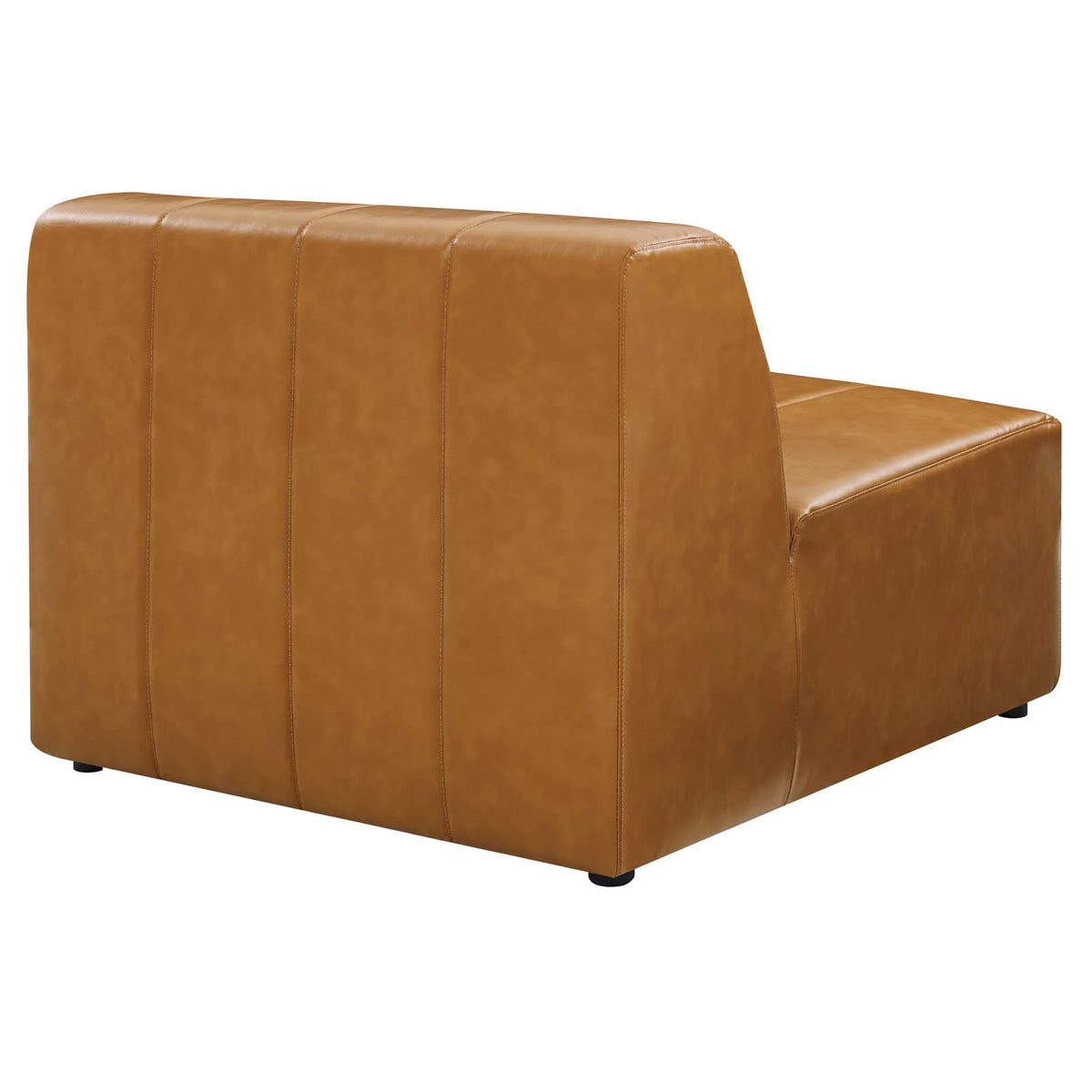 Vegan Leather 4-Piece Sectional Sofa Y32969