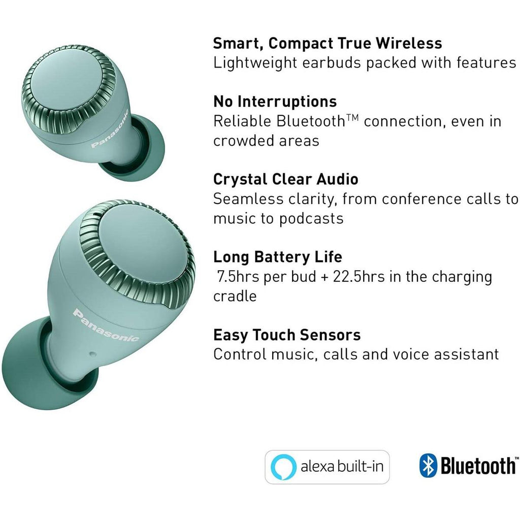 Green True Wireless Bluetooth Earphones Y321678
