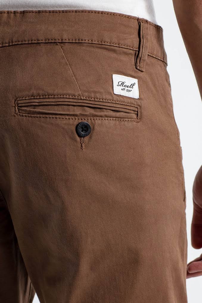 Brown Flex Tapered Chino O658