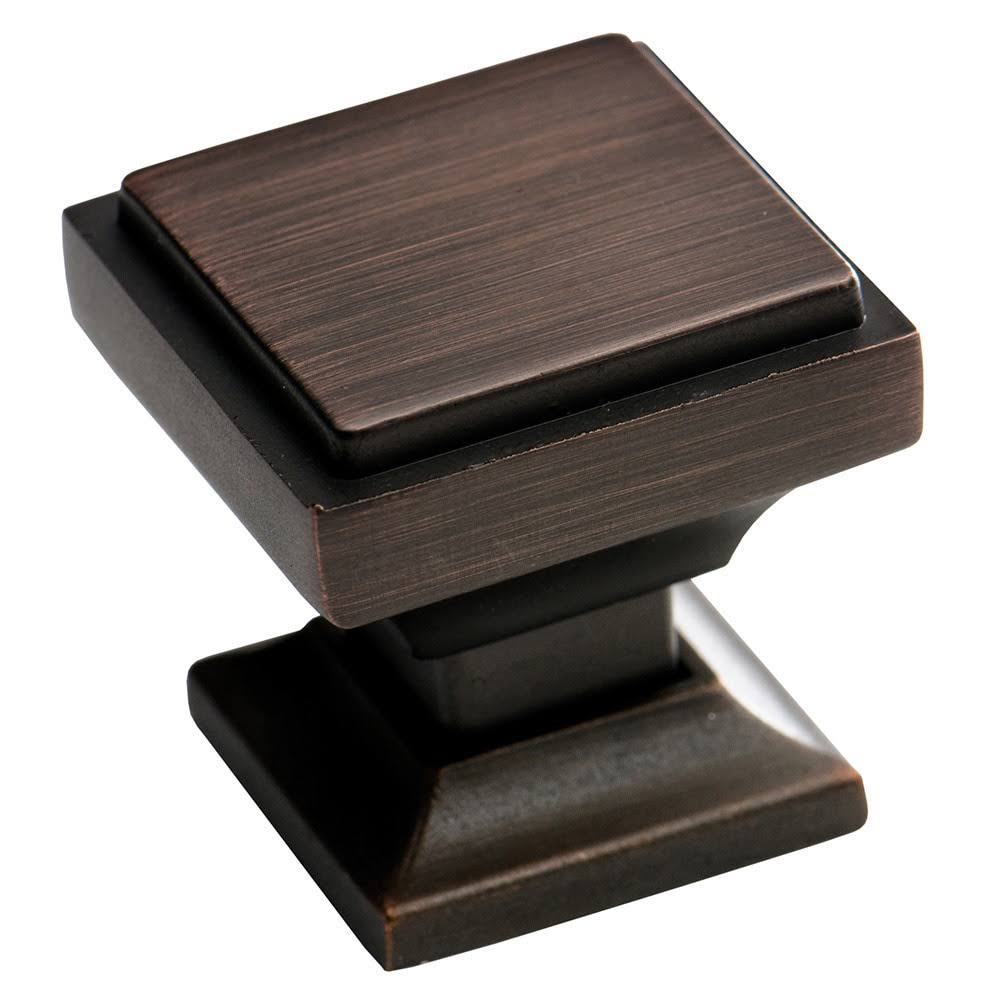Oil Rubbed Bronze Square Cabinet Knobs (Pack of 10) T2267