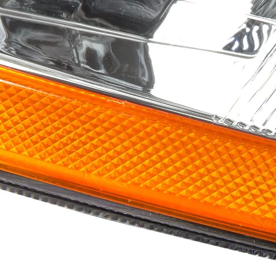 OE Style Headlight Chrome Housing Amber Corner Headlamp Left + Right A880781