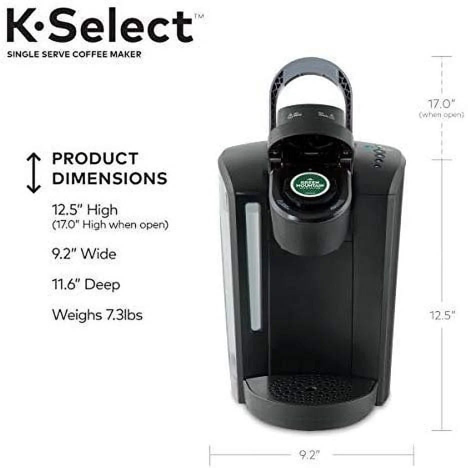 Single Serve K-Cup Pod Coffee Maker, Matte Black K800584