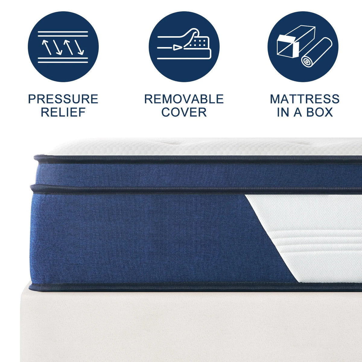 Full Size 12 Innerspring Hybrid Pocket Spring Mattress K83452