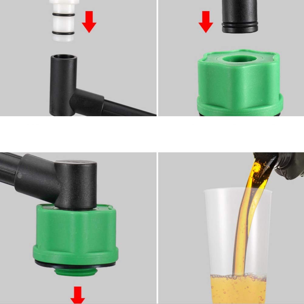 Oil Fill Funnel Kit with Swivel Offset Extension Tube, 10Pcs, Pack of 2 A2351