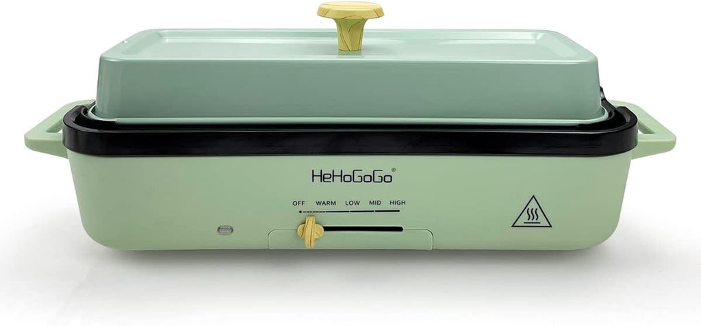 Nonstick Electric Griddle with 2 Interchangeable Pan L8718