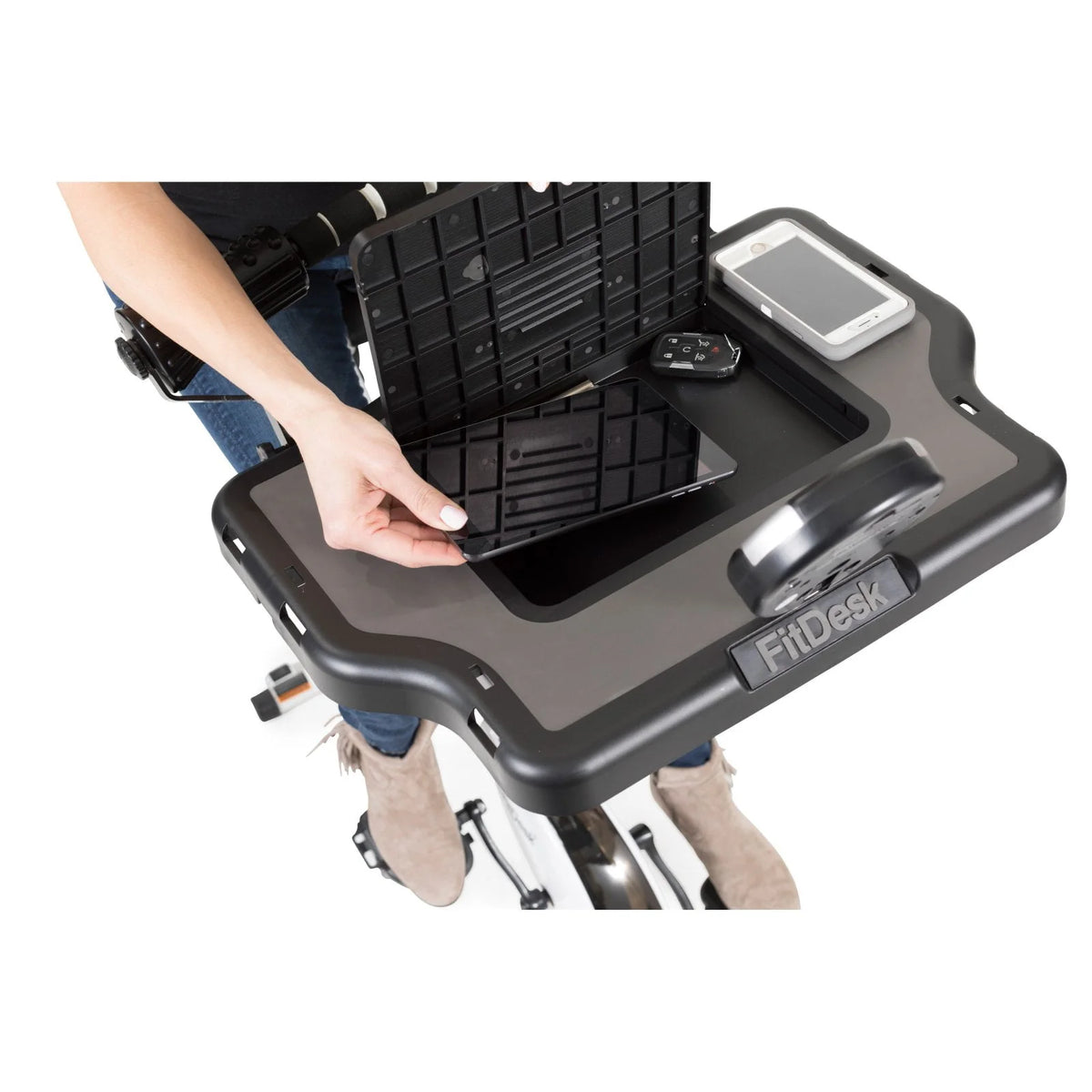Exercise Bike Desk with Tablet Holder D9301