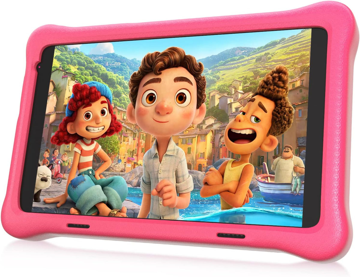 8 inch Kids Tablet with Blue Kid-Proof Case A459