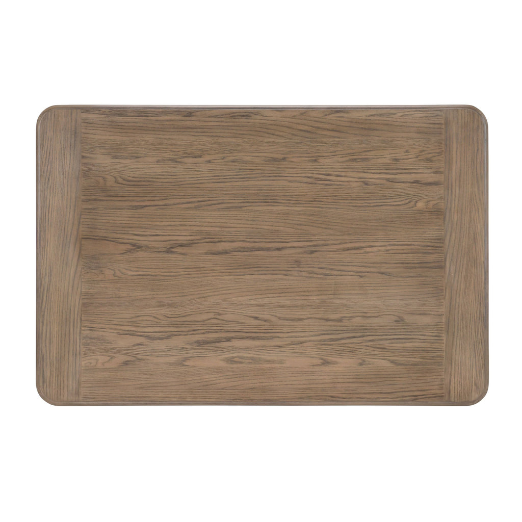 Aged Taupe Rustic White Pub Table F8047