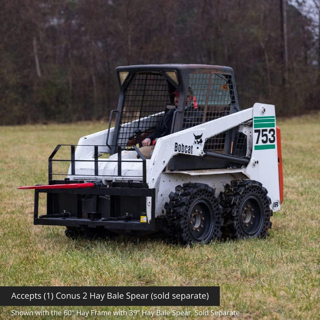 72-in Skid Steer Pallet Fork Frame Attachment, 5,500 LB Capacity S6733