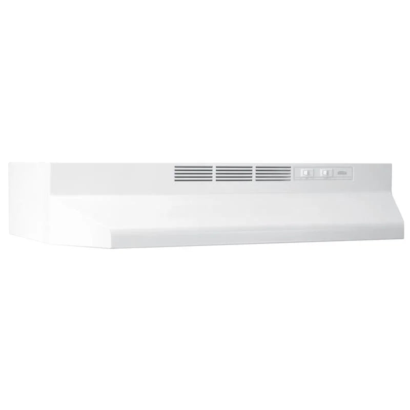 24-Inch Ductless Under-Cabinet Range Hood, White E7509